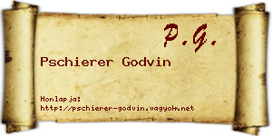 Pschierer Godvin névjegykártya